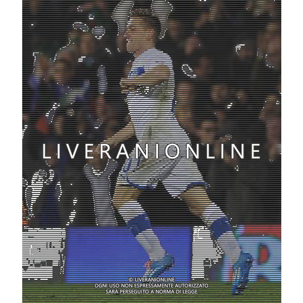 Amichevole Londra - 18.11.2013 Italia-Nigeria Nella Foto:giaccherini esulta /Ph.Vitez-Ag. Aldo Liverani