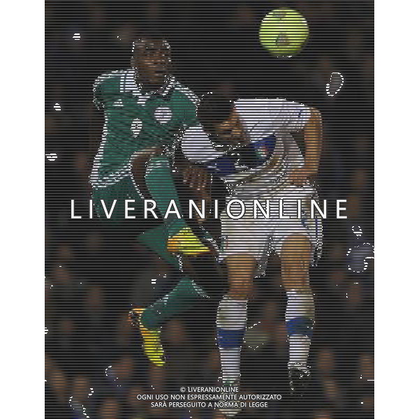 Amichevole Londra - 18.11.2013 Italia-Nigeria Nella Foto:maggio Christian-Emenike Emmanuel /Ph.Vitez-Ag. Aldo Liverani