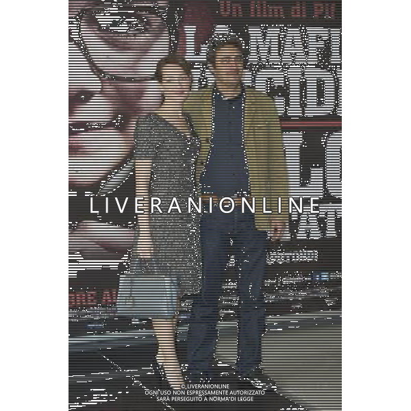 Roma - 19/11/2013 - Cinema Adriano - Photocall del film \' La mafia uccide solo d\'estate \' - nella foto: Cristiana Capotondi e Pif / Ph. Fabrizio Corradetti - Ag. Aldo Liverani sas