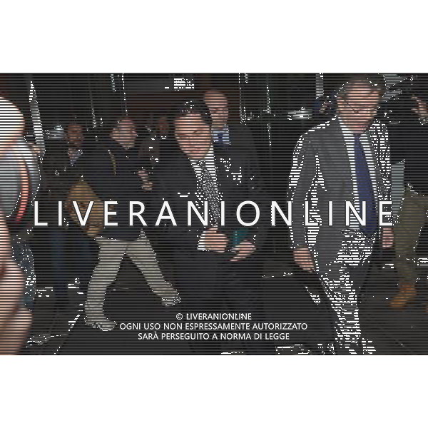 Erick Thohir e Massimo Moratti escono dal Palazzo della Regione Lombardia a Milano 20 novembre 2013 ©Gazzaniga/AGENZIA ALDO LIVERANI SAS