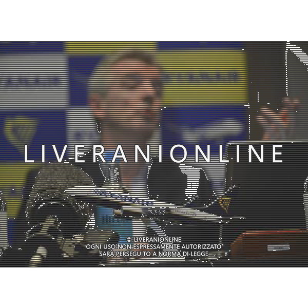 Michael O\'Leary at Ryanair\'s press conference Ryanair today (21 Nov) announced it will open 12 new routes from London Stansted (in April 2014) as well as adding frequencies on 17 existing routes, which will deliver an additional 1,300,000 passengers p.a. and support 1,300 new on-site jobs at London Stansted Airport. Montcalm London City Hotel, London, UK ©photohsot/AGENZIA ALDO LIVERANI SAS - ITALY ONLY - EDITORIAL USE ONLY -