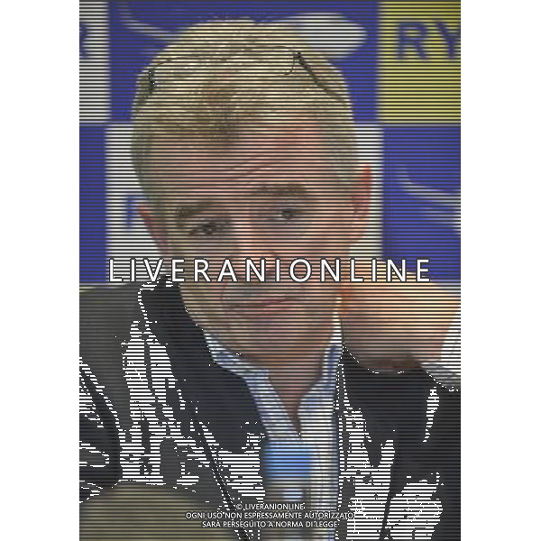 Michael O\'Leary at Ryanair\'s press conference Ryanair today (21 Nov) announced it will open 12 new routes from London Stansted (in April 2014) as well as adding frequencies on 17 existing routes, which will deliver an additional 1,300,000 passengers p.a. and support 1,300 new on-site jobs at London Stansted Airport. Montcalm London City Hotel, London, UK ©photohsot/AGENZIA ALDO LIVERANI SAS - ITALY ONLY - EDITORIAL USE ONLY -