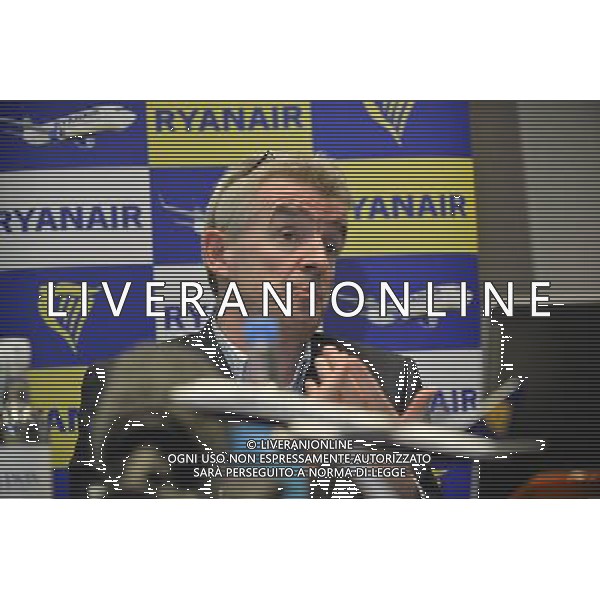 Michael O\'Leary at Ryanair\'s press conference Ryanair today (21 Nov) announced it will open 12 new routes from London Stansted (in April 2014) as well as adding frequencies on 17 existing routes, which will deliver an additional 1,300,000 passengers p.a. and support 1,300 new on-site jobs at London Stansted Airport. Montcalm London City Hotel, London, UK ©photohsot/AGENZIA ALDO LIVERANI SAS - ITALY ONLY - EDITORIAL USE ONLY -