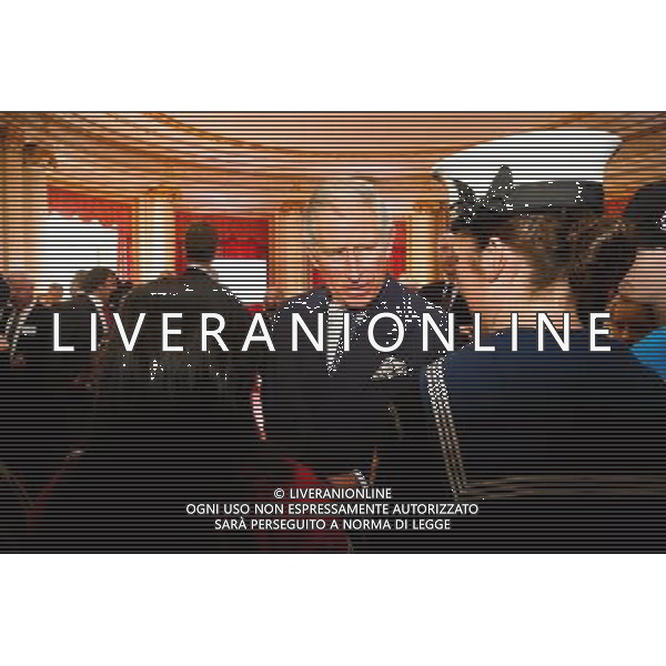 The Step Up To Serve launch at Buckingham Palace with HRH Prince Charles and Party leaders David Cameron, Nick Clegg and Ed Miliband. They joined 50 young people at Buckingham Palace on November 21 to launch a national pledge, ©PHOTOSHOT/AGENZIA ALDO LIVERANI SAS - ITALY ONLY - EDITORIAL USE ONLY - REALI INGLESI: Il Principe Carlo d\'inghilterra