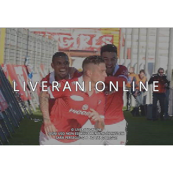 PERUGIA ASCOLI LEGA PRO 23-11-2013 NELLA FOTO ESULTANZA EUSEPI FOTO ROBERTO SETTONCE.AG ALDO LIVERANI SAS