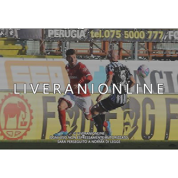 PERUGIA ASCOLI LEGA PRO 23-11-2013 NELLA FOTO INSIGNE -PESTRIN FOTO ROBERTO SETTONCE.AG ALDO LIVERANI SAS