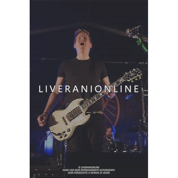 Lonely the Brave - guitarists Mark Trotter and Joel Mason, bassist Andrew Bushen, singer David Jakes and drummer Gavin \'Mo\' Edgeley performing live in concert on the longstanding US punk rock revue \'Vans Warped\' tour Saturday, Day One - Alexandra Palace, London, United Kingdom Date: 16/11/2013 AG ALDO LIVERANI SAS ONLY ITALY