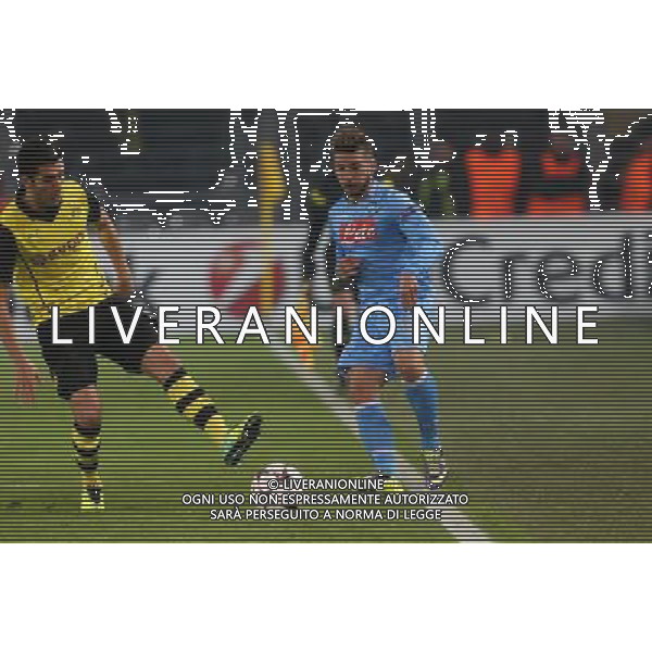 BORUSSIA DORTMUND - NAPOLI CHAMPIONS LEAGUE 26 NOVEMBRE 2013 NELLA FOTO: MERTENS ©MOSCA/AGENZIA ALDO LIVERANI SAS