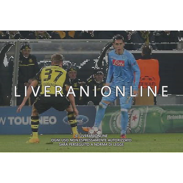 BORUSSIA DORTMUND - NAPOLI CHAMPIONS LEAGUE 26 NOVEMBRE 2013 NELLA FOTO: CALLEJON, DURM ©MOSCA/AGENZIA ALDO LIVERANI SAS