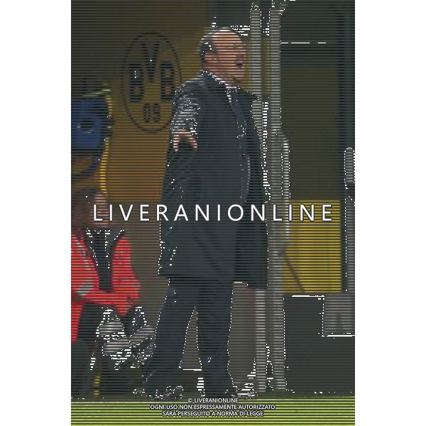 BORUSSIA DORTMUND - NAPOLI CHAMPIONS LEAGUE 26 NOVEMBRE 2013 NELLA FOTO: RAFAEL BENITEZ ©MOSCA/AGENZIA ALDO LIVERANI SAS
