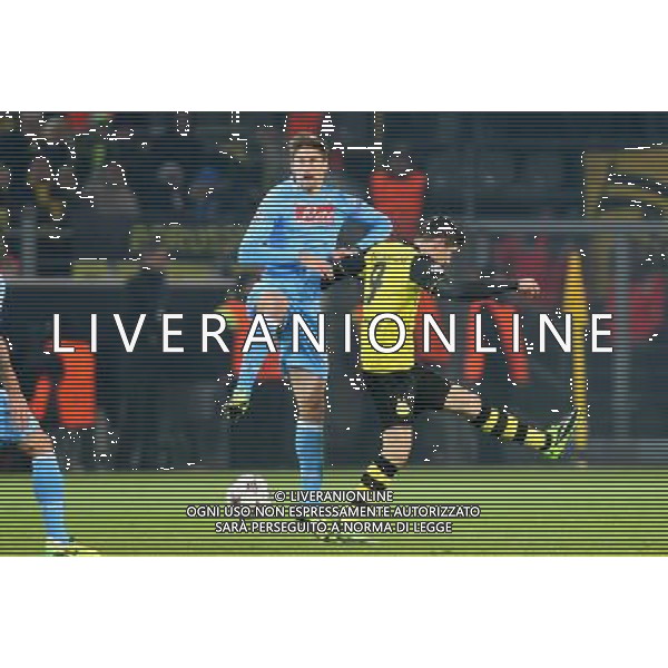 BORUSSIA DORTMUND - NAPOLI CHAMPIONS LEAGUE 26 NOVEMBRE 2013 NELLA FOTO: FERNANDEZ, LEWANDOWSKI ©MOSCA/AGENZIA ALDO LIVERANI SAS