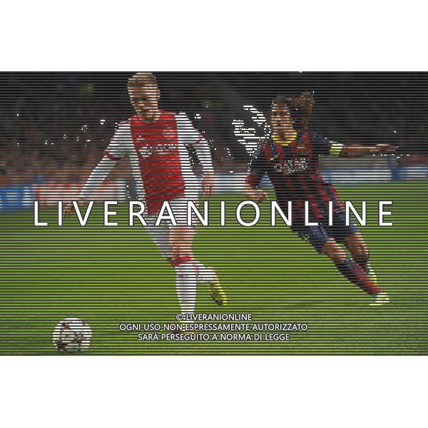 Viktor Fischer - 26.11.2013 - Ajax Amsterdam / Barcelone - Champions League Photo : Chamid / Icon Sport *** Local Caption *** AG ALDO LIVERANI SAS ONLY ITALY *** Local Caption *** AG ALDO LIVERANI SAS ONLY ITALY