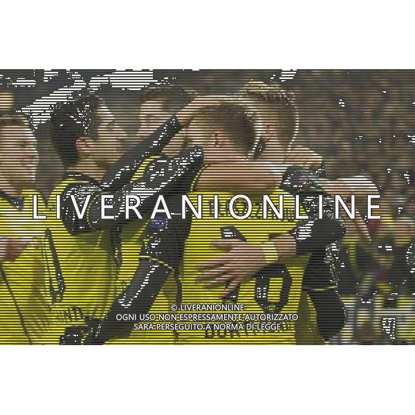 26.11.2013, Dortmund, Pilka nozna, football, uefa champions league, liga mistrzow, BVB Borussia Dortmund - SSC Neapel, Borussia Dortmund - SSC Napoli, `Jakub Blaszczykowski (Borussia Dortmund), bramka, radosc, gol, goal, Marco Reus (Borussia Dortmund) , fot. Lukasz Skwiot / Foto Olimpik/NEWSPIX.PL --- Newspix.pl AG ALDO LIVERANI SAS ONLY ITALY