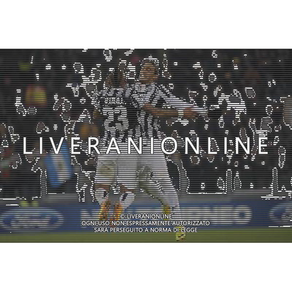 Juventus - FC Copenhagen Champions Leaugue 2013-2014 27-11-2013 Federico Tardito/Agenzia Aldo Liverani Sas Nella foto esultanza Vidal terzo gol