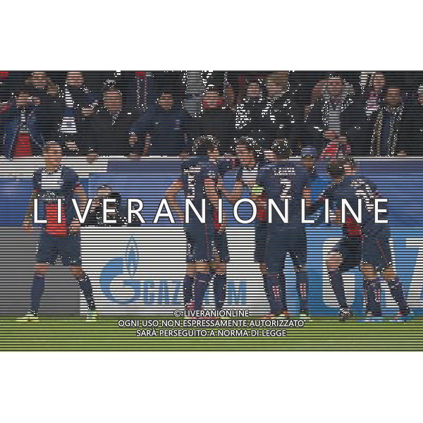 Joie Paris Saint Germain - 27.11.2013 - Paris Saint Germain / Olympiakos - Champions League Photo : Fred Porcu / Icon Sport AG ALDO LIVERANI SAS ONLY ITALY