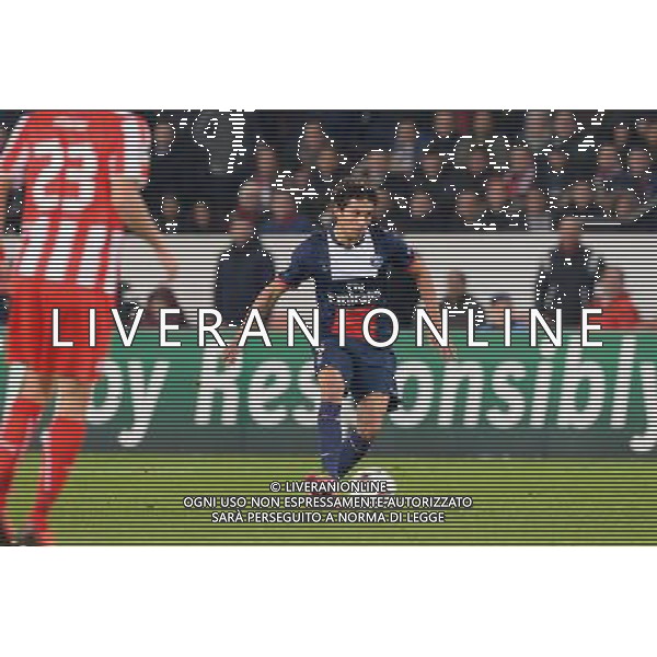 MARQUINHOS ( Passe Desicive pour Edinson CAVANI ) - 27.11.2013 - Paris Saint Germain / Olympiakos - Champions League Photo : Fred Porcu / Icon Sport AG ALDO LIVERANI SAS ONLY ITALY