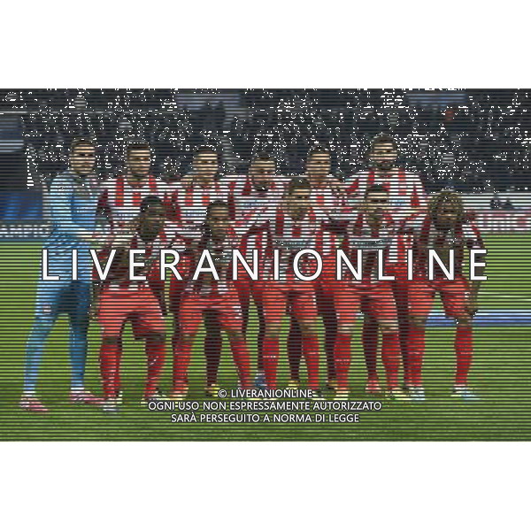 Equipe Olympiakos - 27.11.2013 - Paris Saint Germain / Olympiakos - Champions League Photo : Fred Porcu / Icon Sport AG ALDO LIVERANI SAS ONLY ITALY