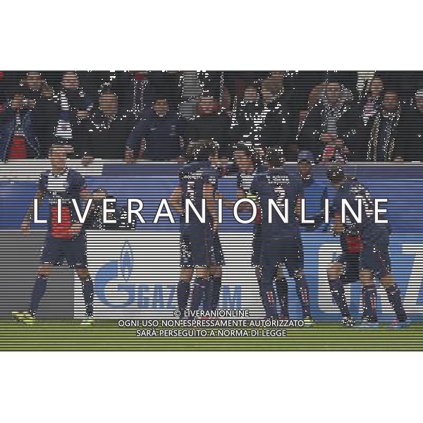 Edinson CAVANI - 27.11.2013 - Paris Saint Germain / Olympiakos - Champions League Photo : Fred Porcu / Icon Sport AG ALDO LIVERANI SAS ONLY ITALY