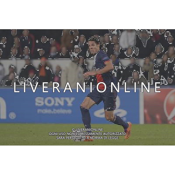 Edinson CAVANI - 27.11.2013 - Paris Saint Germain / Olympiakos - Champions League Photo : Fred Porcu / Icon Sport AG ALDO LIVERANI SAS ONLY ITALY