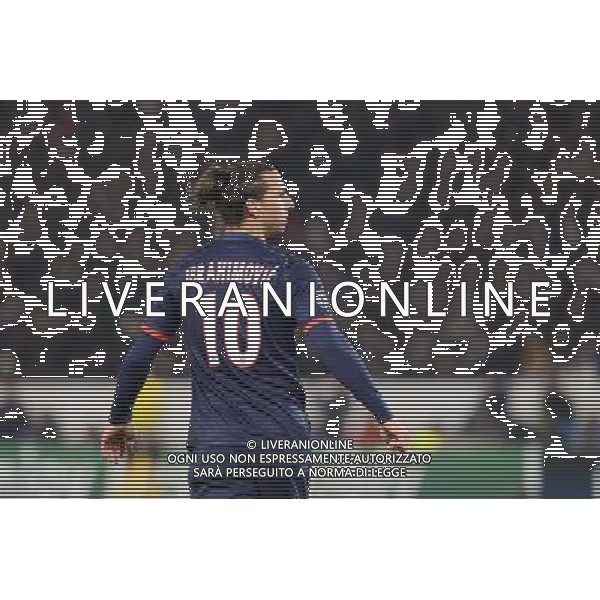 Zlatan IBRAHIMOVIC - 27.11.2013 - Paris Saint Germain / Olympiakos - Champions League Photo : Fred Porcu / Icon Sport AG ALDO LIVERANI SAS ONLY ITALY