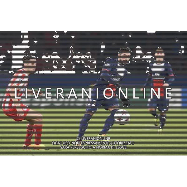 Ezequiel LAVEZZI - 27.11.2013 - Paris Saint Germain / Olympiakos - Champions League Photo : Fred Porcu / Icon Sport AG ALDO LIVERANI SAS ONLY ITALY