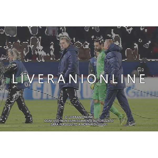 Laurent BLANC - 27.11.2013 - Paris Saint Germain / Olympiakos - Champions League Photo : Fred Porcu / Icon Sport AG ALDO LIVERANI SAS ONLY ITALY