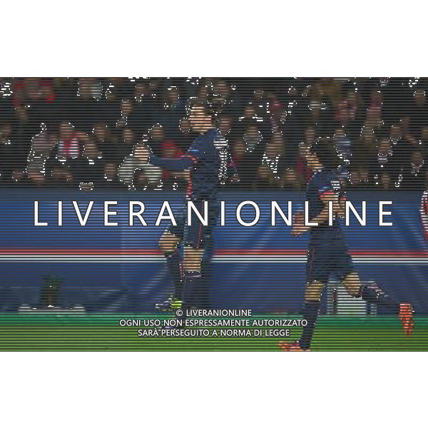 Joie PSG - Zlatan IBRAHIMOVIC - 27.11.2013 - Paris Saint Germain / Olympiakos - Champions League Photo : Winter Press / Icon Sport AG ALDO LIVERANI SAS ONLY ITALY