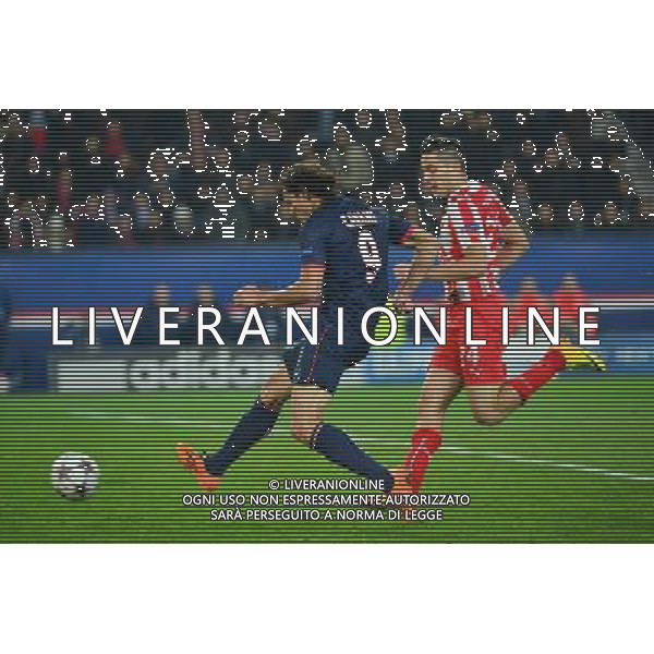 Goal Edinson CAVANI - 27.11.2013 - Paris Saint Germain / Olympiakos - Champions League Photo : Winter Press / Icon Sport AG ALDO LIVERANI SAS ONLY ITALY