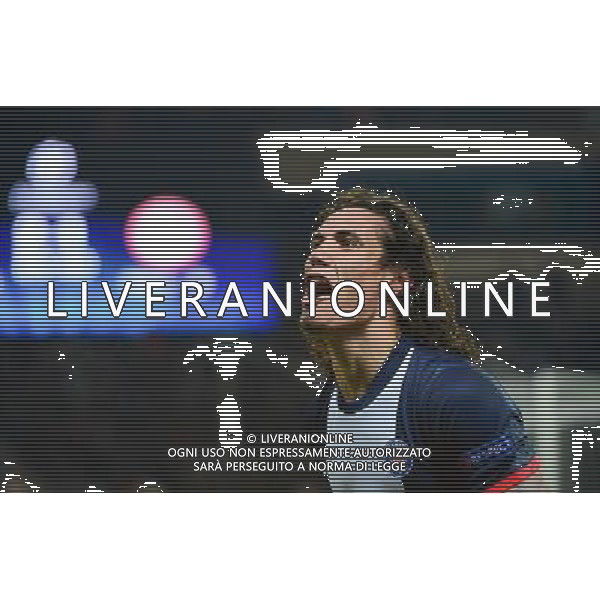 Joie Edinson CAVANI - 27.11.2013 - Paris Saint Germain / Olympiakos - Champions League Photo : Winter Press / Icon Sport AG ALDO LIVERANI SAS ONLY ITALY