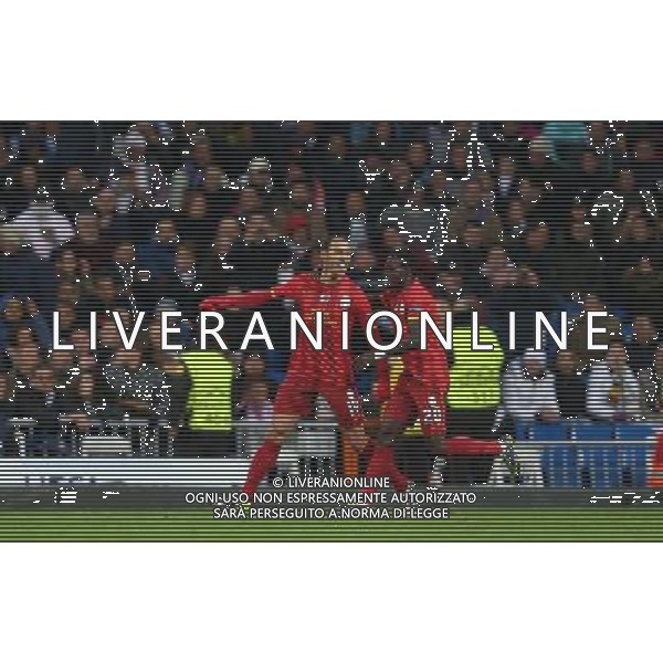 UEFA Champions League group B match between Real Madrid and Galatasaray SK at Santiago Bernabeu Stadium on November 27, 2013 in Madrid, Spain. Score: Real Madrid 4 vs Galatasaray 1 Pictured: Umut Bulut and Bruma of Galatasaray. LIGA MISTRZOW SEZON 2013/2014 PILKA NOZNA REAL MADRYT vs GALATASARAY ISTAMBUL FOT.SESKIM PHOTO/NEWSPIX.PL POLAND, TURKEY, GERMANY, AUSTRIA AND UK OUT !!! --- Newspix.pl AG ALDO LIVERANI SAS ONLY ITALY *** Local Caption *** www.newspix.pl mail us: info@newspix.pl call us: 0048 022 23 22 222 --- Polish Picture Agency by Ringier Axel Springer Poland