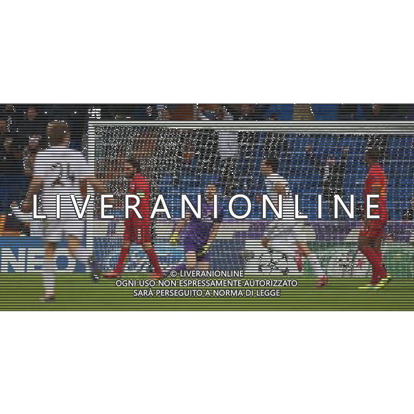 UEFA Champions League group B match between Real Madrid and Galatasaray SK at Santiago Bernabeu Stadium on November 27, 2013 in Madrid, Spain. Score: Real Madrid 4 vs Galatasaray 1 Pictured: Goalkeeper Eray Iscan of Galatasaray. LIGA MISTRZOW SEZON 2013/2014 PILKA NOZNA REAL MADRYT vs GALATASARAY ISTAMBUL FOT.SESKIM PHOTO/NEWSPIX.PL POLAND, TURKEY, GERMANY, AUSTRIA AND UK OUT !!! --- Newspix.pl AG ALDO LIVERANI SAS ONLY ITALY *** Local Caption *** www.newspix.pl mail us: info@newspix.pl call us: 0048 022 23 22 222 --- Polish Picture Agency by Ringier Axel Springer Poland