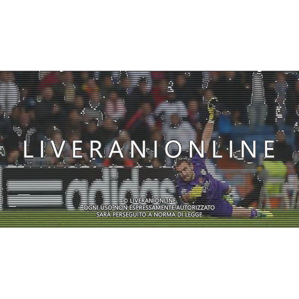 UEFA Champions League group B match between Real Madrid and Galatasaray SK at Santiago Bernabeu Stadium on November 27, 2013 in Madrid, Spain. Score: Real Madrid 4 vs Galatasaray 1 Pictured: Goalkeeper Eray Iscan of Galatasaray. LIGA MISTRZOW SEZON 2013/2014 PILKA NOZNA REAL MADRYT vs GALATASARAY ISTAMBUL FOT.SESKIM PHOTO/NEWSPIX.PL POLAND, TURKEY, GERMANY, AUSTRIA AND UK OUT !!! --- Newspix.pl AG ALDO LIVERANI SAS ONLY ITALY *** Local Caption *** www.newspix.pl mail us: info@newspix.pl call us: 0048 022 23 22 222 --- Polish Picture Agency by Ringier Axel Springer Poland