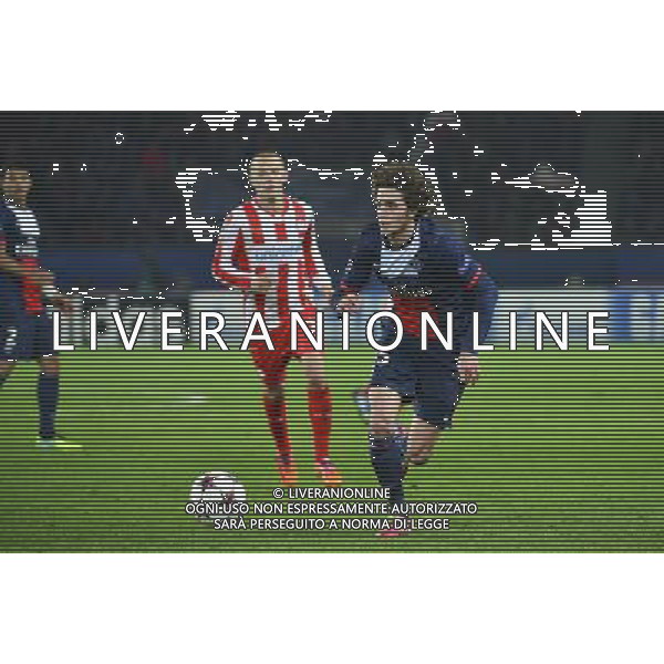 Adrien RABIOT - 27.11.2013 - Paris Saint Germain / Olympiakos - Champions League Photo : Winter Press / Icon Sport AG ALDO LIVERANI SAS ONLY ITALY