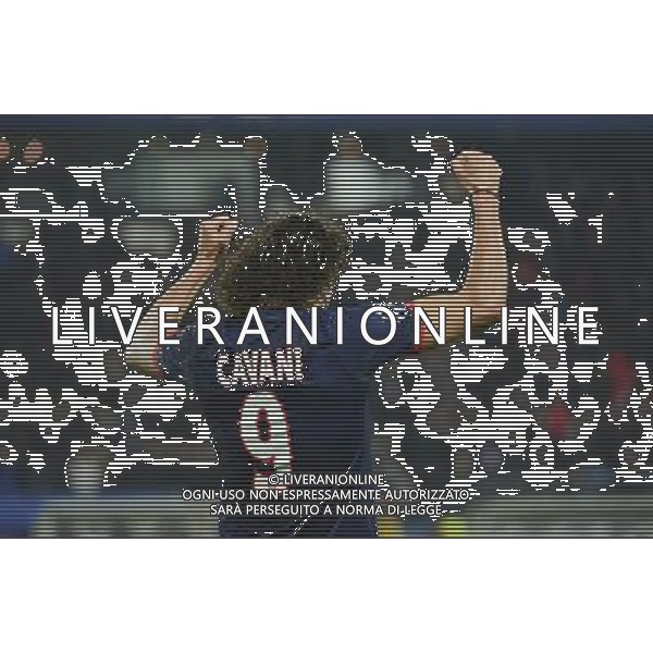 Edinson CAVANI - 27.11.2013 - Paris Saint Germain / Olympiakos - Champions League Photo : Winter Press / Icon Sport AG ALDO LIVERANI SAS ONLY ITALY