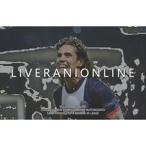 Edinson CAVANI - 27.11.2013 - Paris Saint Germain / Olympiakos - Champions League Photo : Winter Press / Icon Sport AG ALDO LIVERANI SAS ONLY ITALY