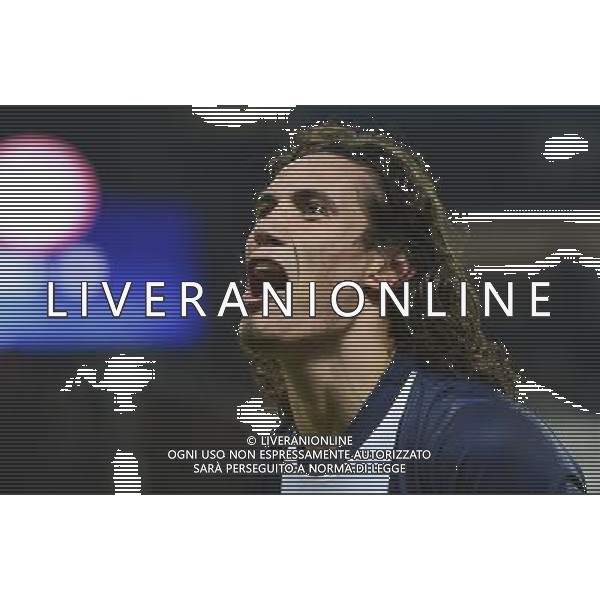 Edinson CAVANI - 27.11.2013 - Paris Saint Germain / Olympiakos - Champions League Photo : Winter Press / Icon Sport AG ALDO LIVERANI SAS ONLY ITALY