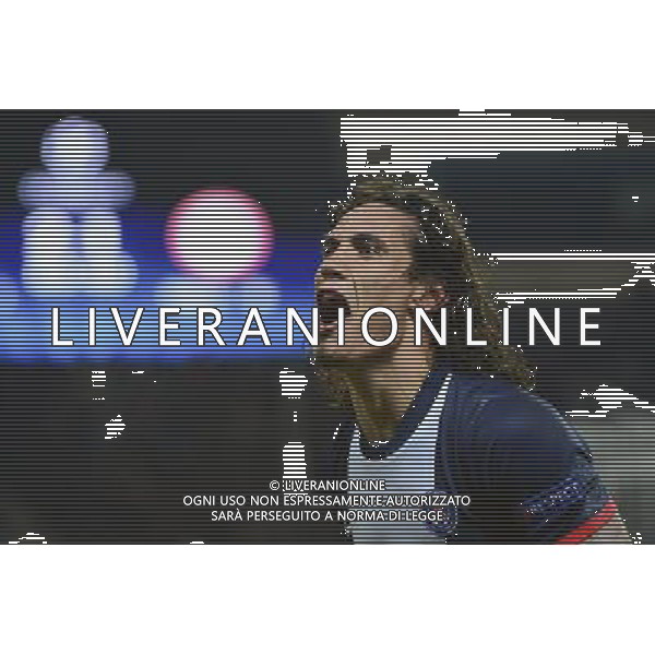 Edinson CAVANI - 27.11.2013 - Paris Saint Germain / Olympiakos - Champions League Photo : Winter Press / Icon Sport AG ALDO LIVERANI SAS ONLY ITALY