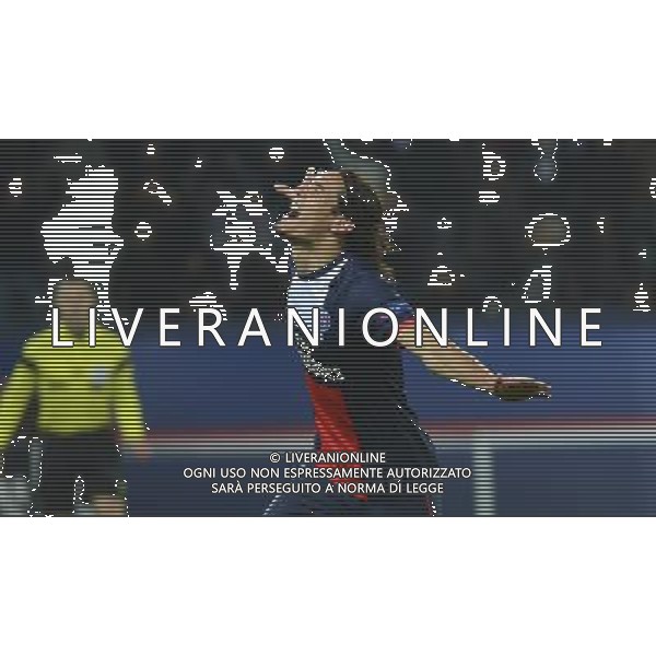 Edinson CAVANI - 27.11.2013 - Paris Saint Germain / Olympiakos - Champions League Photo : Winter Press / Icon Sport AG ALDO LIVERANI SAS ONLY ITALY