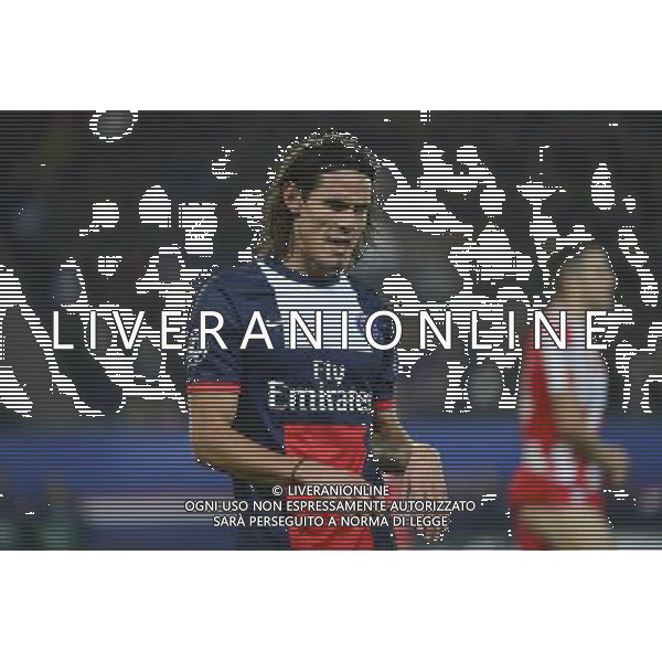 Edinson CAVANI - 27.11.2013 - Paris Saint Germain / Olympiakos - Champions League Photo : Winter Press / Icon Sport AG ALDO LIVERANI SAS ONLY ITALY