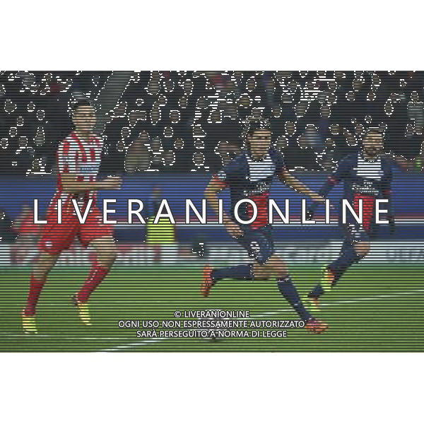 Edinson CAVANI - 27.11.2013 - Paris Saint Germain / Olympiakos - Champions League Photo : Winter Press / Icon Sport AG ALDO LIVERANI SAS ONLY ITALY