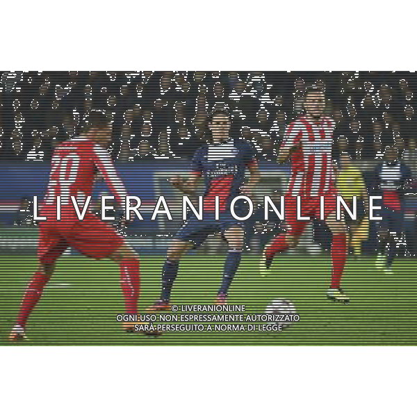 Edinson CAVANI - 27.11.2013 - Paris Saint Germain / Olympiakos - Champions League Photo : Winter Press / Icon Sport AG ALDO LIVERANI SAS ONLY ITALY