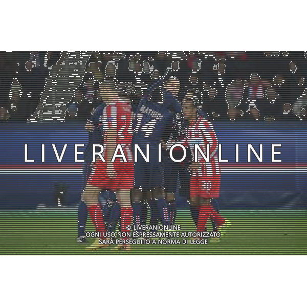 Joie Zlatan IBRAHIMOVIC - 27.11.2013 - Paris Saint Germain / Olympiakos - Champions League Photo : Winter Press / Icon Sport AG ALDO LIVERANI SAS ONLY ITALY
