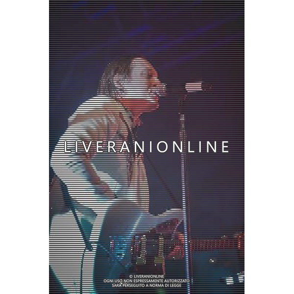 Arcade Fire performing at Winter Gardens Blackpool on 27th September 2013. Lead singer Win Butler. AG ALDO LIVERANI SAS ONLY ITALY