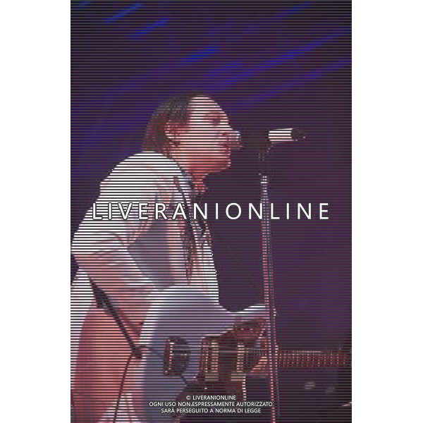 Arcade Fire performing at Winter Gardens Blackpool on 27th September 2013. Lead singer Win Butler. AG ALDO LIVERANI SAS ONLY ITALY