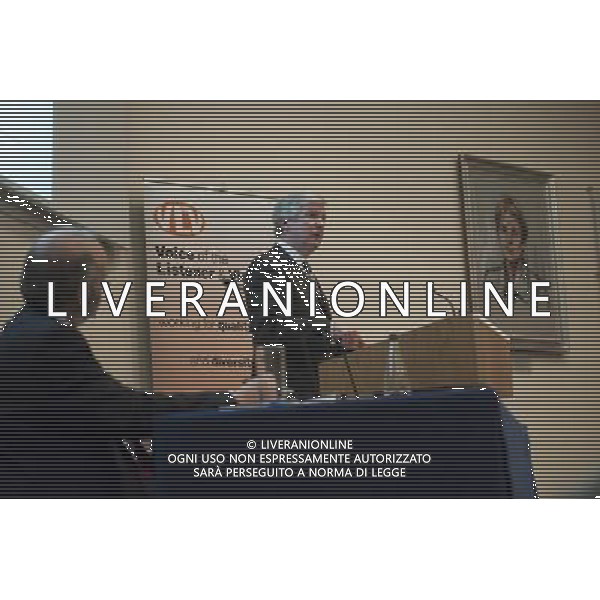 Lord Hall of Birkenhead, the BBC Director-General speaks to delegates of the Voice of the Listener \' Viewer at their Autumn\'s Annual AGM held at the Geological Society in Piccadilly. London ©photoshot/AGENZIA ALDO LIVERANI SAS - ITALY ONLY - Tony Hall direttore generale della Bbc