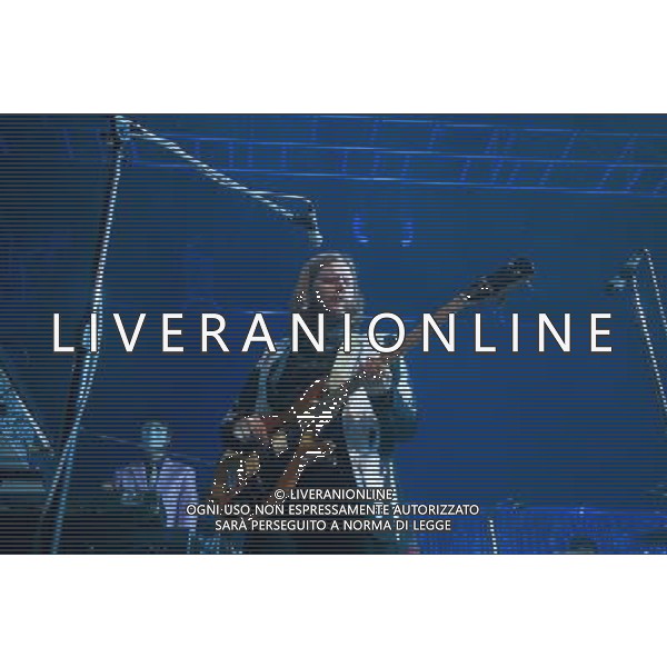 Arcade Fire performing at Winter Gardens Blackpool on 27th September 2013. Bassist Richard Tim Kingsbury. AG ALDO LIVERANI SAS ONLY ITALY