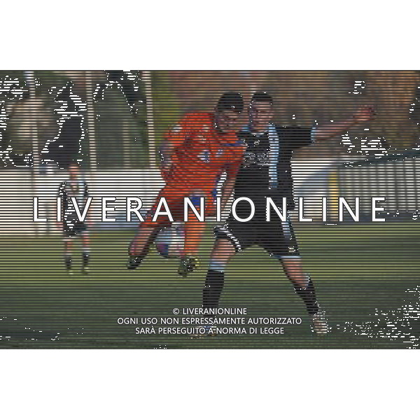 Busto Arsizio (VA) 1-12-2013 Stadio Carlo Speroni Campionato Lega PRO Prima Divisione girone A - 12å¡ giornata Pro Patria - Virtus Entella nella foto Mella e Russo foto Roberto Garavaglia - ag. Aldo Liverani sas
