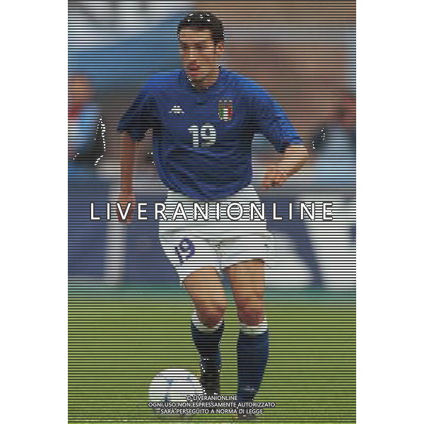 ITALIA NAZIONALE DI CALCIO 2000 NELLA FOTO ZAMBROTTA GIANLUCA FOTO ALDO LIVERANI
