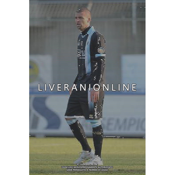 Busto Arsizio (VA) 1-12-2013 Stadio Carlo Speroni Campionato Lega PRO Prima Divisione girone A - 12Â° giornata Pro Patria - Virtus Entella nella foto Emanuele Padella (Virtus Entella) foto Roberto Garavaglia - ag. Aldo Liverani sas