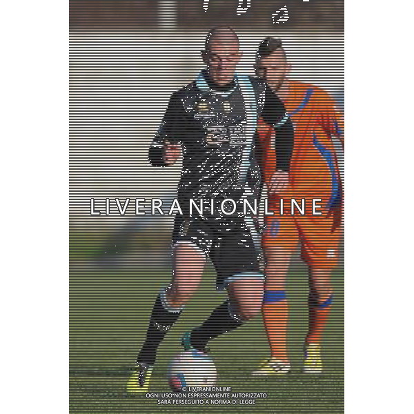 Busto Arsizio (VA) 1-12-2013 Stadio Carlo Speroni Campionato Lega PRO Prima Divisione girone A - 12Â° giornata Pro Patria - Virtus Entella nella foto Simone Magnaghi (Virtus Entella) foto Roberto Garavaglia - ag. Aldo Liverani sas